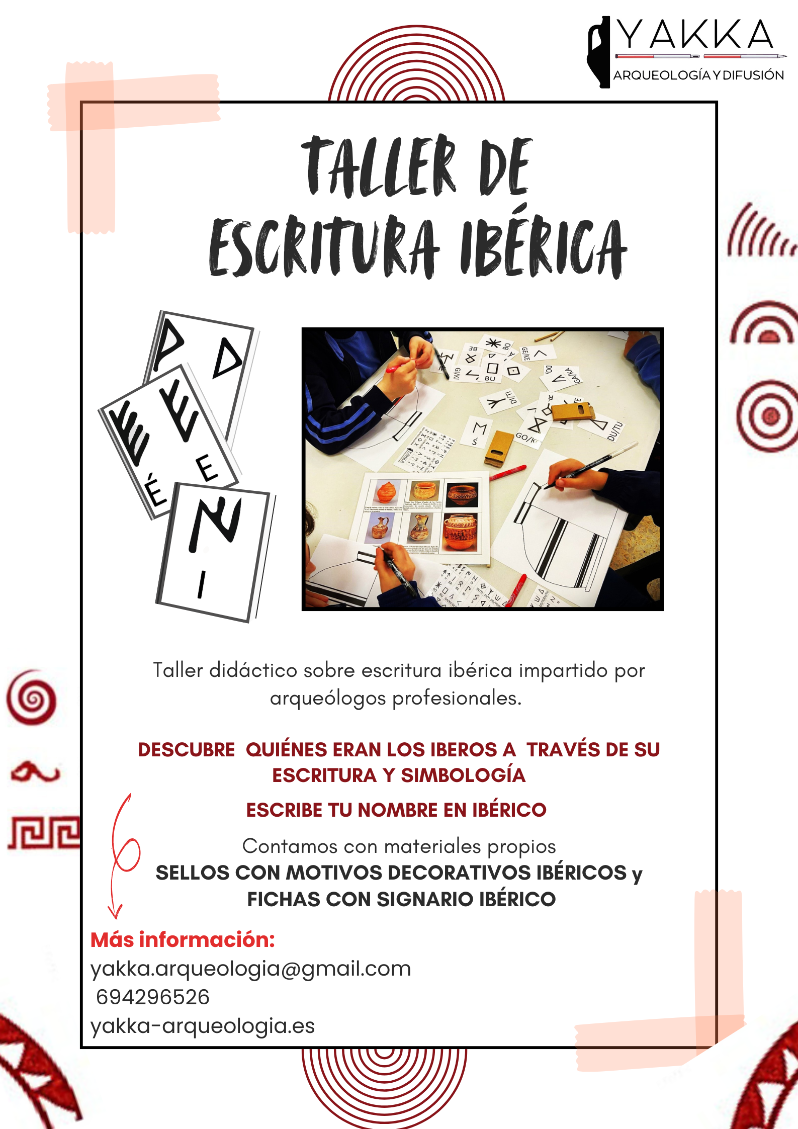 Yakka Arqueologia | Talleres y Cursos Yakka Arqueologia | Talleres y Cursos